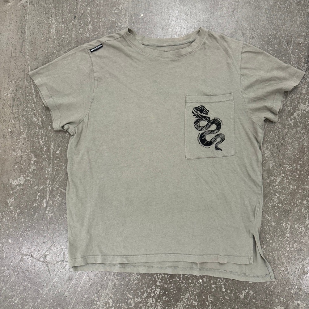 Taylor Swift Reputation Pocket T-Shirt Mens XL Green Excellent Snake Graphic